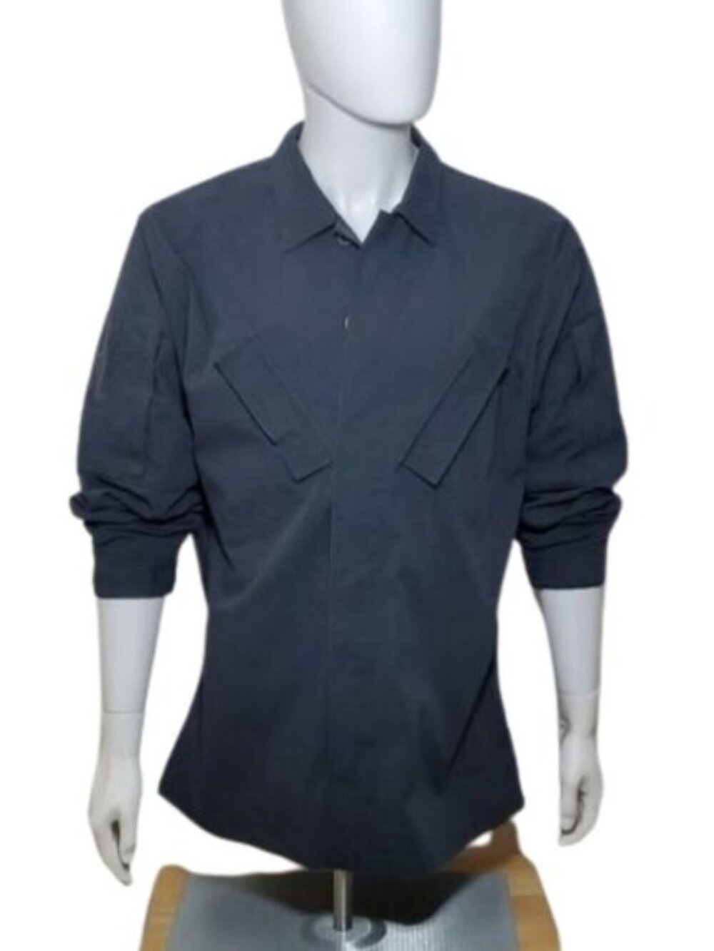 Under Armour Tactical Ripstop Shirt Jacket Men’s XL Black Military Utility Overs - Picture 3 of 11